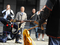 2016年11月23日：第10回「松本武道祭」、大筒抱え撃ち